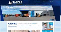 Desktop Screenshot of capex-france.com